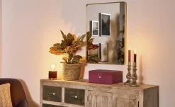 Spiegel  60 x 80 cm Liya  | Goldfarben, BH 60 x 80 cm
