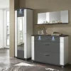 Spiegel 129 x 47 cm Titan | Weiß, Graphit | Höffner