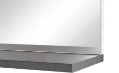 Spiegel 129 x 47 cm Titan | Weiß, Graphit | Höffner