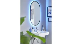 Spiegel mit LED oval Obersee | Möbel Höffner