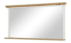 Spiegel Varese | Pinie (Nachbildung), Weiß, Asteiche (Nachbildung)