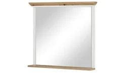 Spiegel Varese | Pinie (Nachbildung), Weiß, Asteiche (Nachbildung)