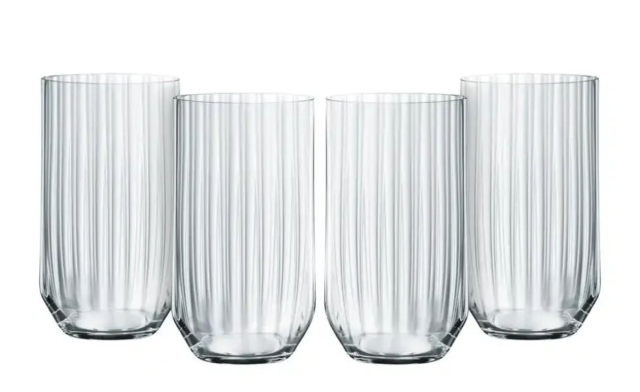 Spiegelau Longdrinkgläser 4er Set Linear | Longdrinkgläser