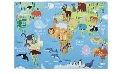 Spielteppich  WORLD MAP | 80x120 cm | Möbel Höffner