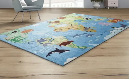 Spielteppich  WORLD MAP | 80x120 cm | Möbel Höffner