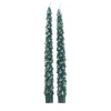Stabkerze Tannenbaum, 2er Set | Grün, Weiß | Höffner