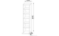 Standregal 2er-Set Milano | Möbel Höffner