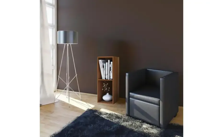 Standregal Mendas | Nussbaum (Nachbildung) | Höffner