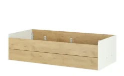 Stauraumbett Grow Up | Weiß, Wildeiche (Nachbildung), 90x200 cm