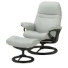 Stressless Relaxsessel mit Hocker aus Leder Signature M
