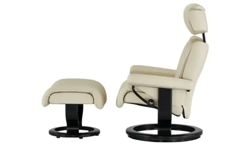 Stressless Relaxsessel mit Hocker Leder Magic M | Classic, M