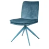 Stuhl drehbar Cedric | Blau | Möbel Höffner