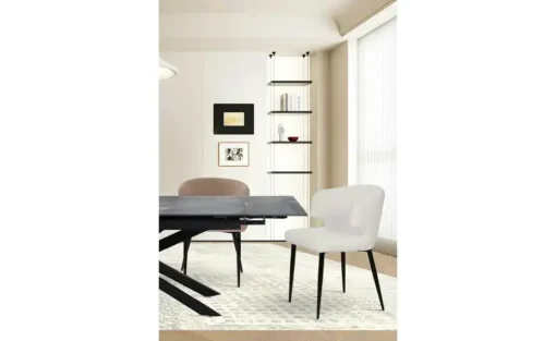 Stuhl 2er-Set | Taupe, Schwarz | Möbel Höffner