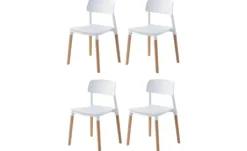 Stuhl 4er-Set Soro | Weiß | Möbel Höffner