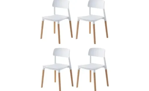 Stuhl 4er-Set Soro | Weiß | Möbel Höffner