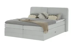 switch Boxspringbett mit Bettkasten Dilma | Hellgrau, 140 cm