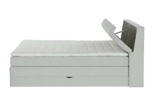 switch Boxspringbett mit Bettkasten Dilma | Hellgrau, 180 cm