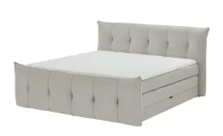 switch Boxspringbett mit Bettkasten Sofia | Grau, 140 cm