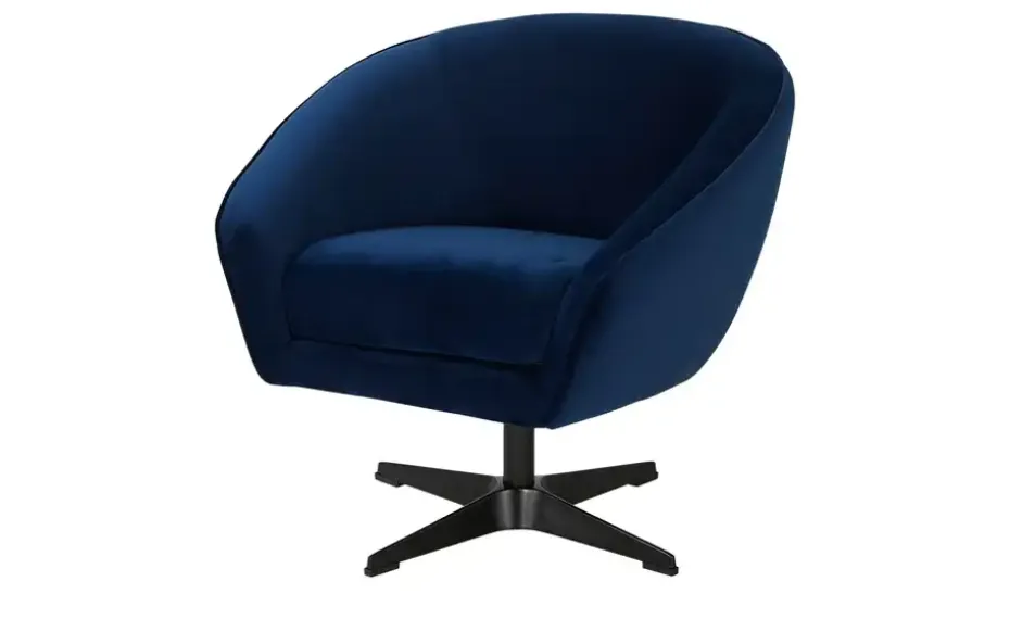 switch Drehsessel Roma Mikrofaser | Blau | Höffner