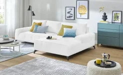 switch Ecksofa Athena | Creme, rechts | Möbel Höffner