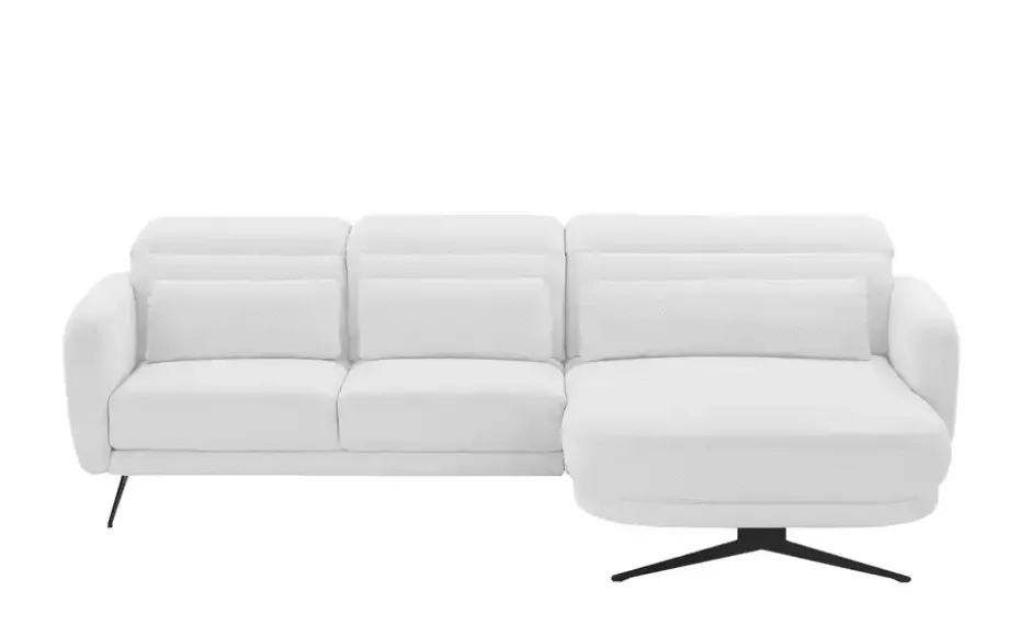 switch Ecksofa Barillo | Silbergrau, rechts | Höffner