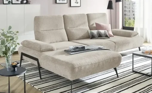 switch Ecksofa Cesar | Greige, links | Möbel Höffner