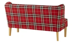 switch Küchensofa Astonia | Rot, Schwarz, Weiß, Webstoff grob