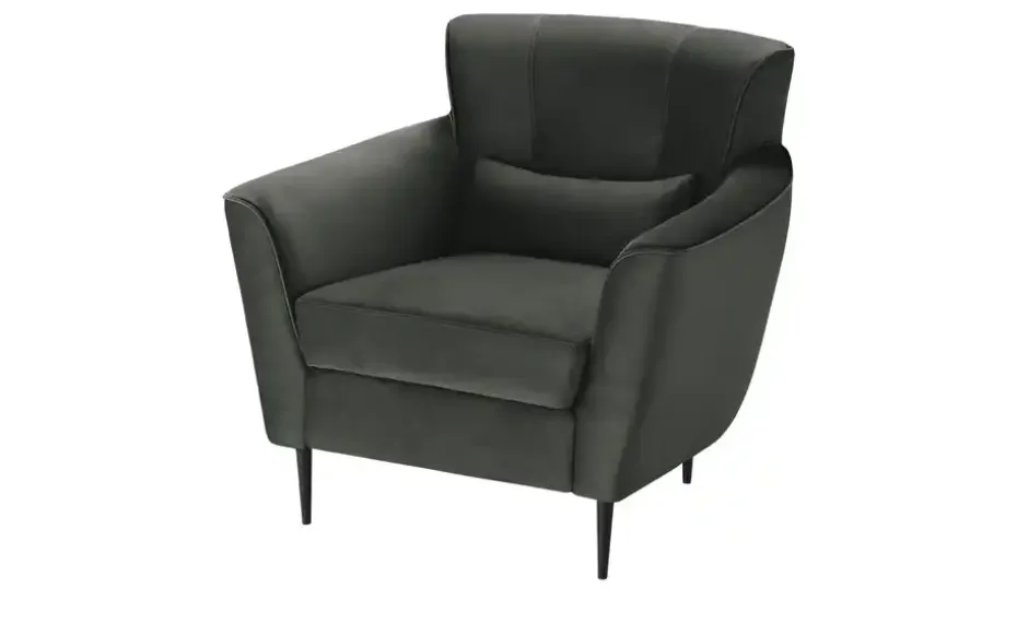 switch Samtsessel aus Samt Teddy | Anthrazit | Höffner