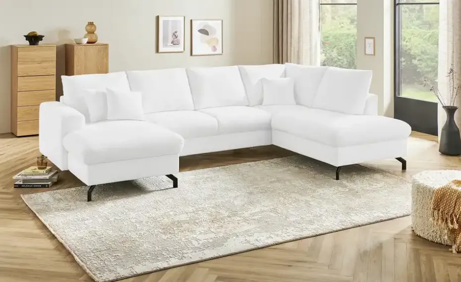 switch Wohnlandschaft Polo | Weiß, Grundfunktion