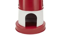 Teelichthalter Leuchtturm, 2er Set | Rot, Weiß