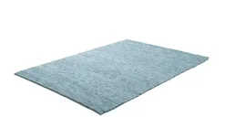 THEKO Handwebteppich Alpen | Blau, 140 cm | Höffner