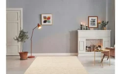 THEKO Handwebteppich Alpen | Dunkelbeige, 290 cm