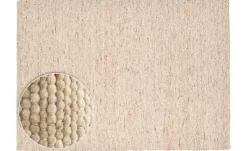 THEKO Handwebteppich Alpen | Dunkelbeige, 290 cm