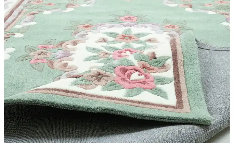 THEKO Vintageteppich Ming | Grün, 90 cm | Möbel Höffner