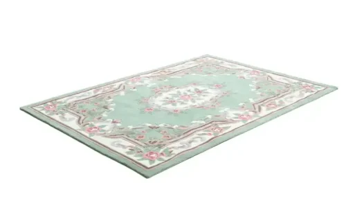 THEKO Vintageteppich Ming | Grün, 90 cm | Möbel Höffner