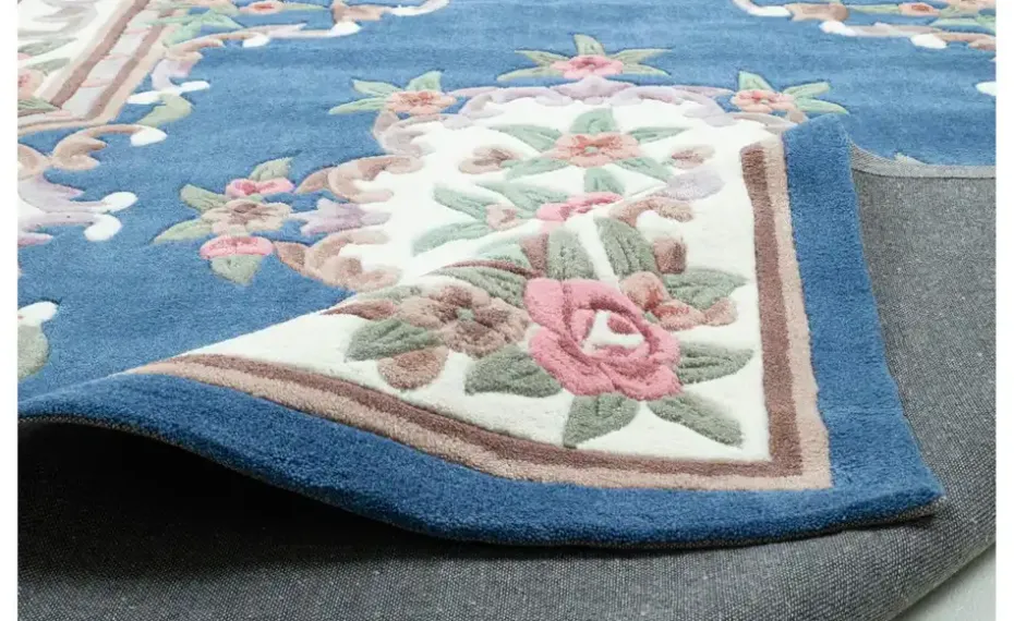 THEKO Vintageteppich Ming | Blau, 390 cm | Höffner