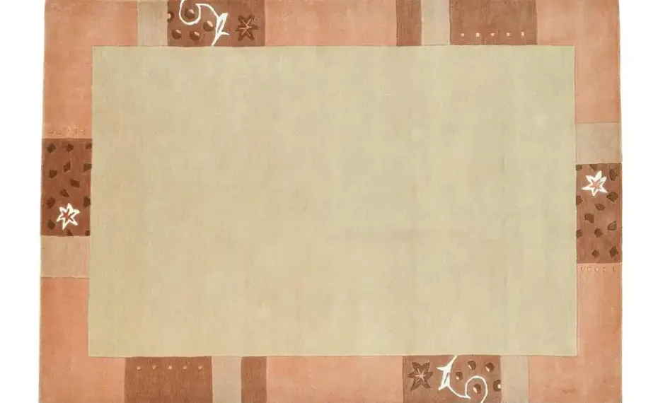 THEKO Wollteppich Royal Ganges | Honiggelb, 140 cm