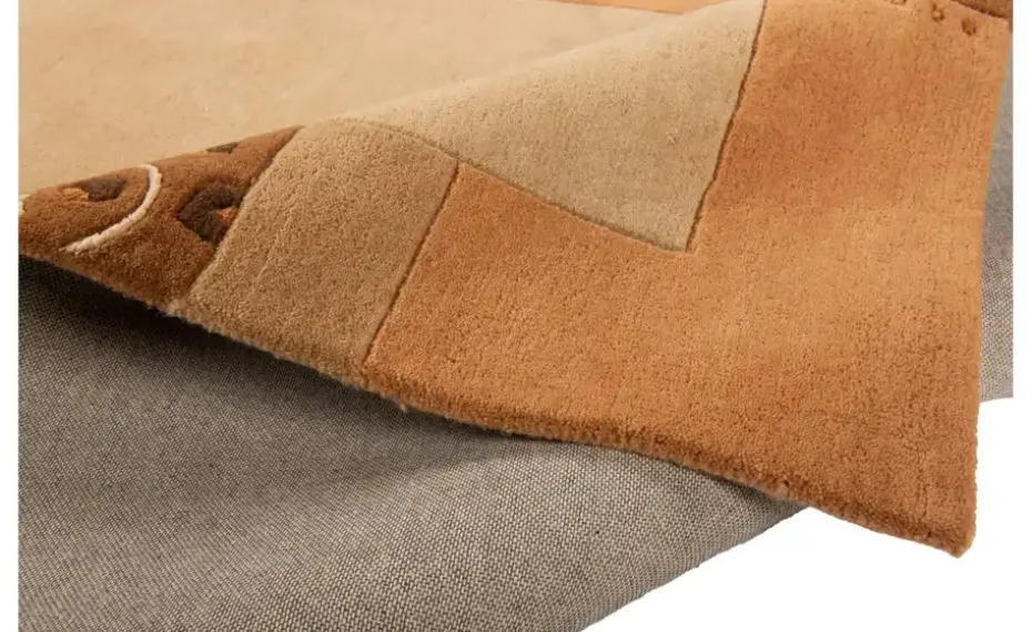 THEKO Wollteppich Royal Ganges | Honiggelb, 140 cm