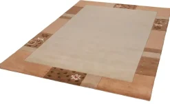 THEKO Wollteppich Royal Ganges | Honiggelb, 140 cm