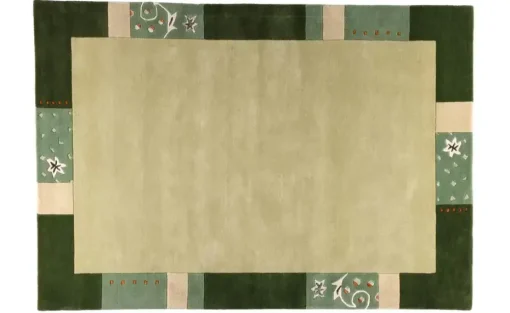 THEKO Wollteppich Royal Ganges | Grün, 160 cm | Höffner