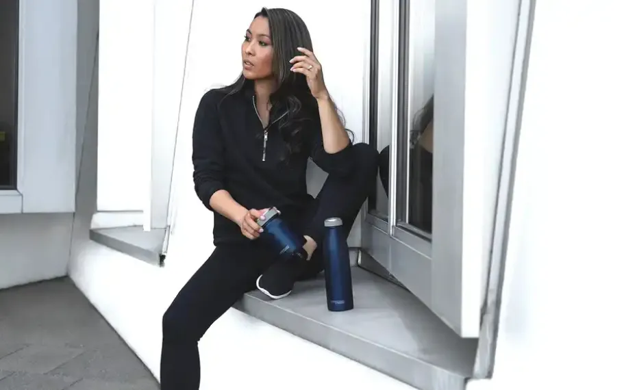 THERMOS Isolierflasche 0,75 L TC BOTTLE | Saphirblau, 500 ml