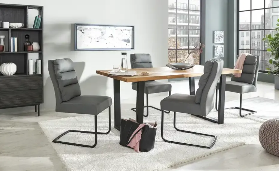 Tischgestell Comida | Gestell U-förmig, Schwarz