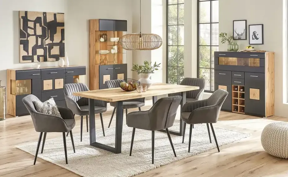 Tischgestell Comida | Gestell U-förmig, Schwarz