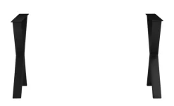 Tischgestell Comida | Gestell X-förmig, Schwarz