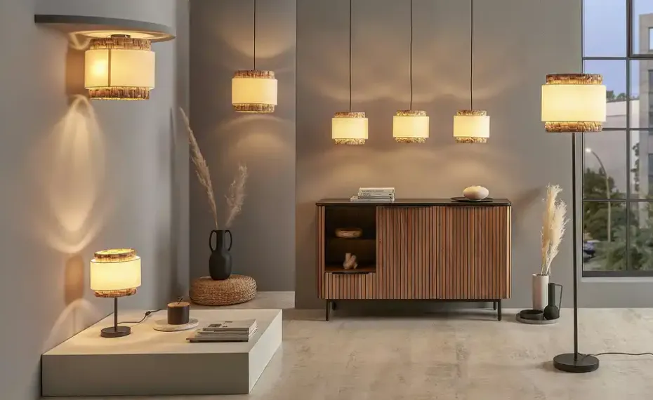 Tischleuchte | Natur, Weiß | Möbel Höffner