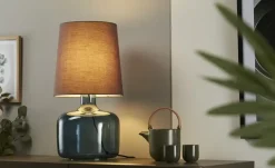 Tischleuchte | Taupe | Möbel Höffner