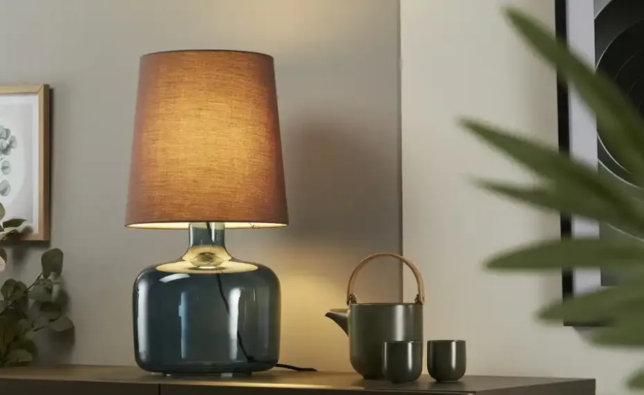 Tischleuchte | Taupe | Möbel Höffner