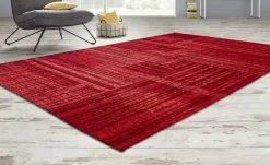 Tom Tailor Kurzflorteppich Living | Rot, 80x150 cm