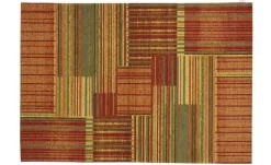 Tom Tailor Kurzflorteppich Living | Rostrot, 50x80 cm