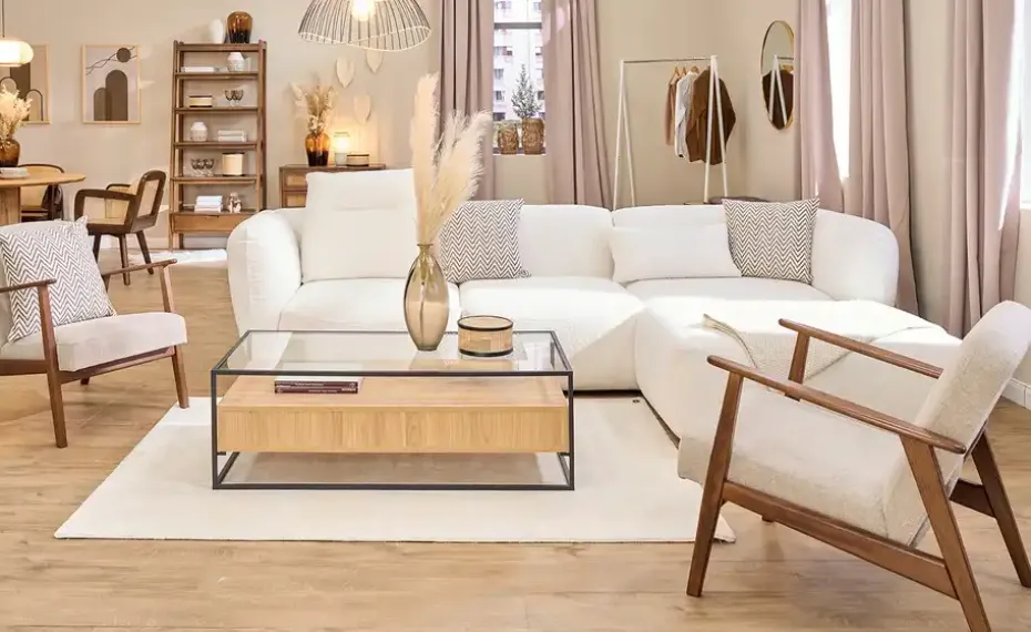 Tom Tailor Kurzflorteppich Shine | Weiß, 140x200 cm